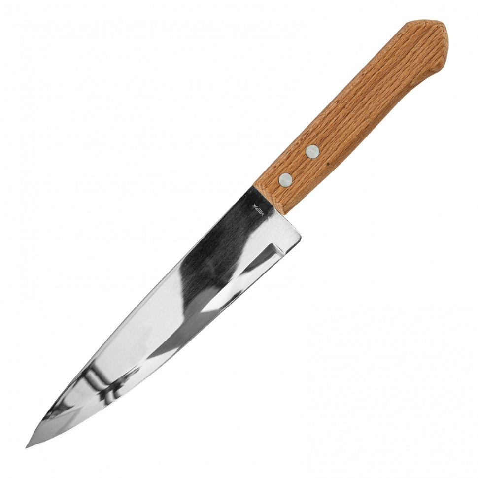 Нож поварской 310 мм, лезвие 180 мм, деревянная рукоятка// Hausman - фото 1 - id-p216670569
