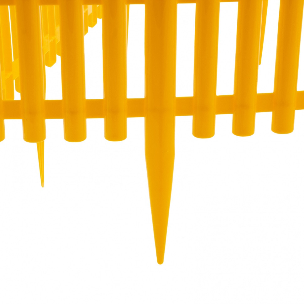 Забор декоративный "Гибкий", 24 х 300 см, желтый, Россия, Palisad - фото 3 - id-p216673228