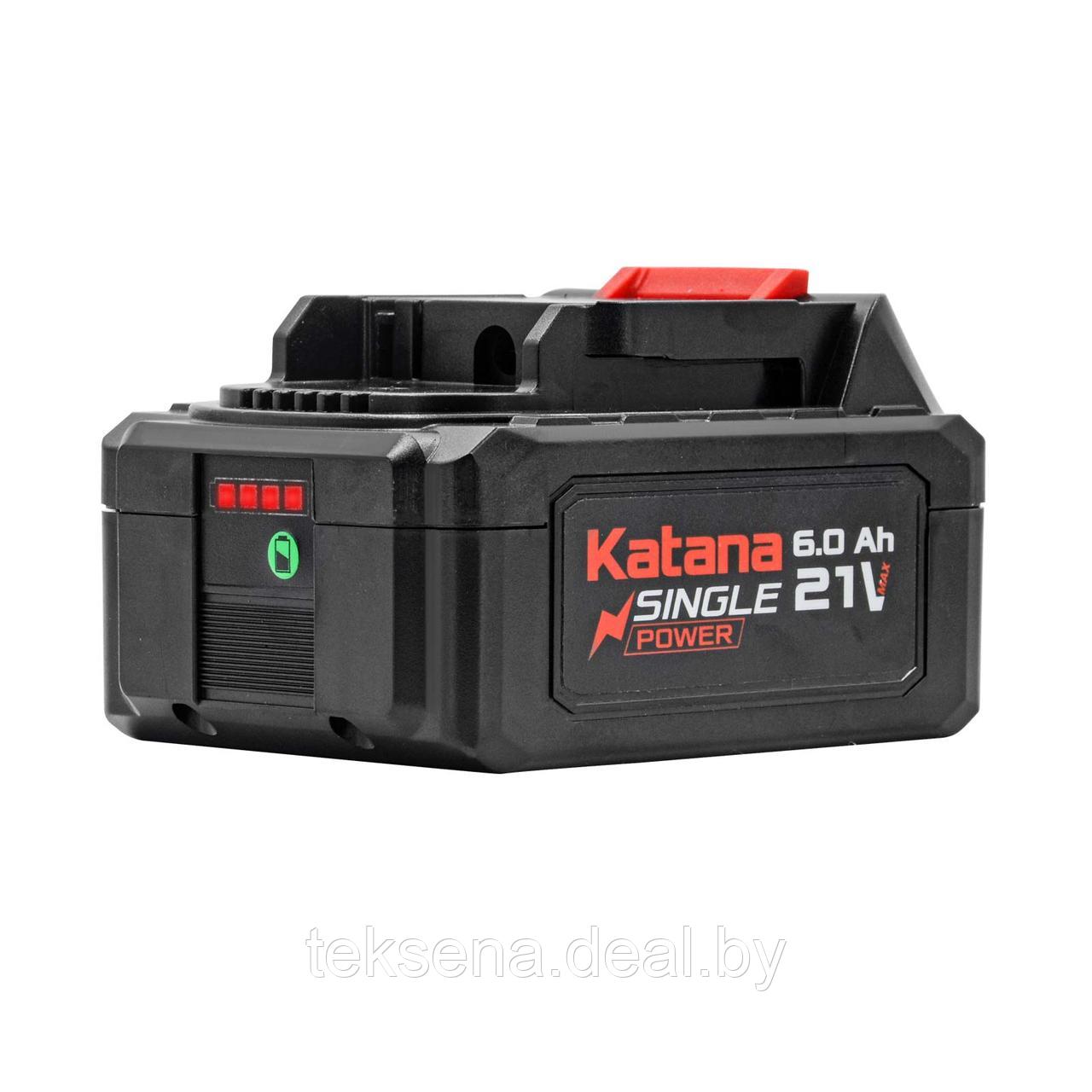 Аккумулятор KATANA B6000 SinglePOWER (6,0 А/ч, 21В) - фото 2 - id-p216680542