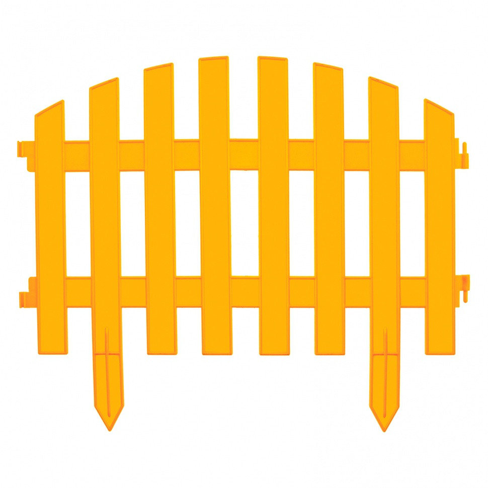 Забор декоративный "Винтаж", 28 х 300 см, желтый, Россия, Palisad - фото 2 - id-p216673511