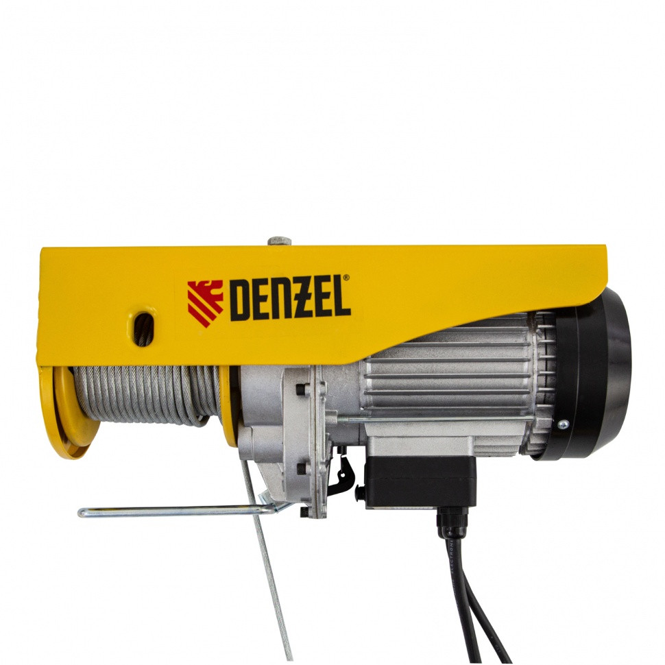 Тельфер электрический TF-800, 0.8 т, 1300 Вт, высота 12 м, 8 м/мин Denzel - фото 3 - id-p216678014