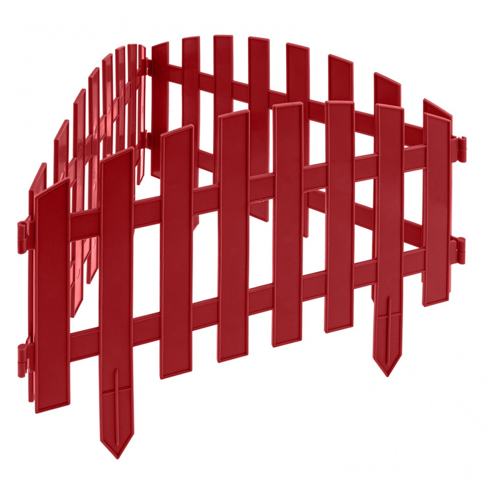 Забор декоративный "Винтаж", 28 х 300 см, терракот, Россия, Palisad - фото 1 - id-p216673512