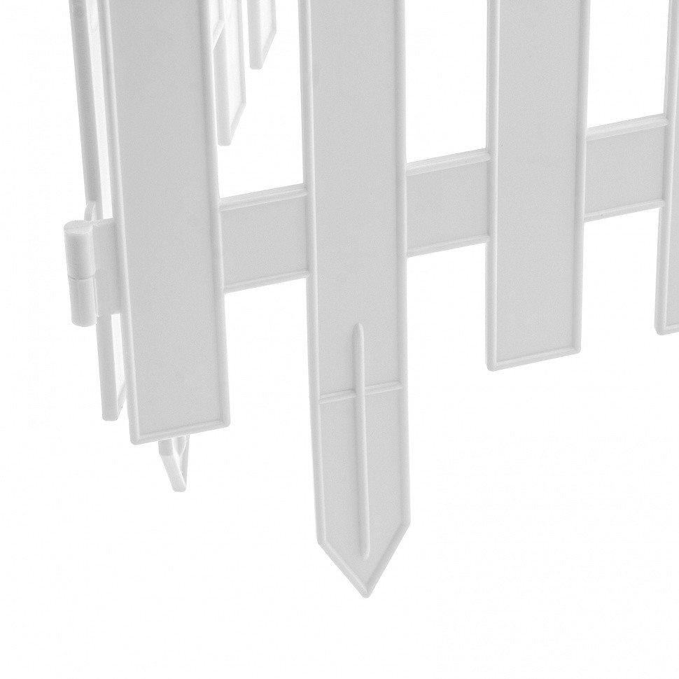 Забор декоративный "Рейка", 28 х 300 см, белый, Россия, Palisad - фото 4 - id-p216673515