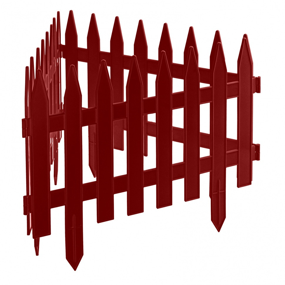 Забор декоративный "Рейка", 28 х 300 см, терракот, Россия, Palisad - фото 1 - id-p216673516