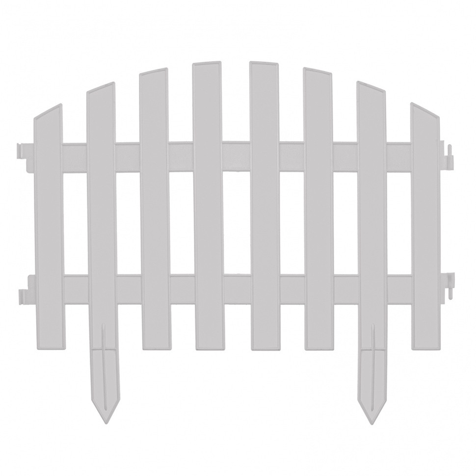 Забор декоративный "Винтаж", 28 х 300 см, белый, Россия, Palisad - фото 2 - id-p216673517