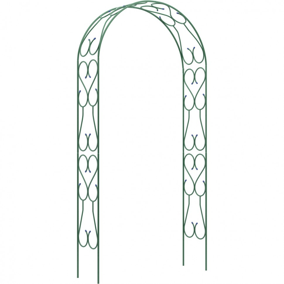 Арка садовая разборная «Узорная широкая» 2.5 х 0.38 х 1.2 м Россия - фото 1 - id-p216677080