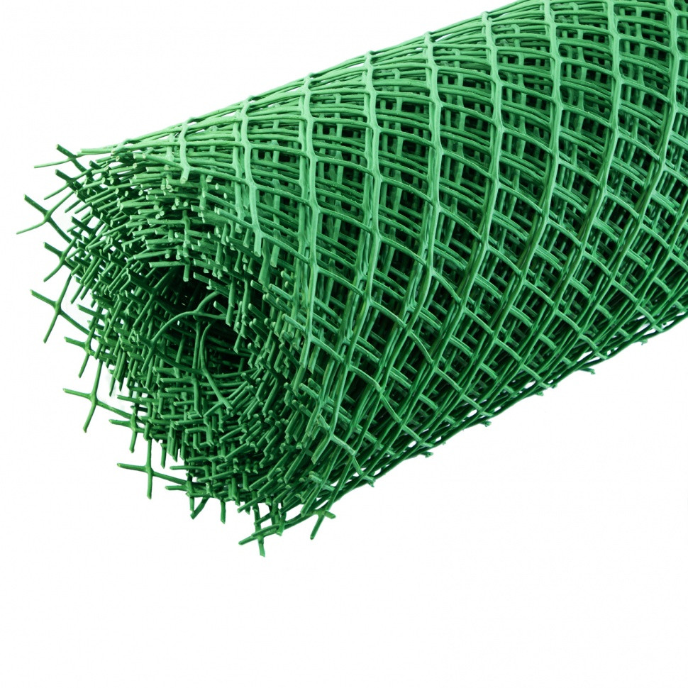 Решетка заборная в рулоне, 1.3 х 20 м, ячейка 70 х 55 мм, пластиковая, зеленая, Россия - фото 3 - id-p216677153