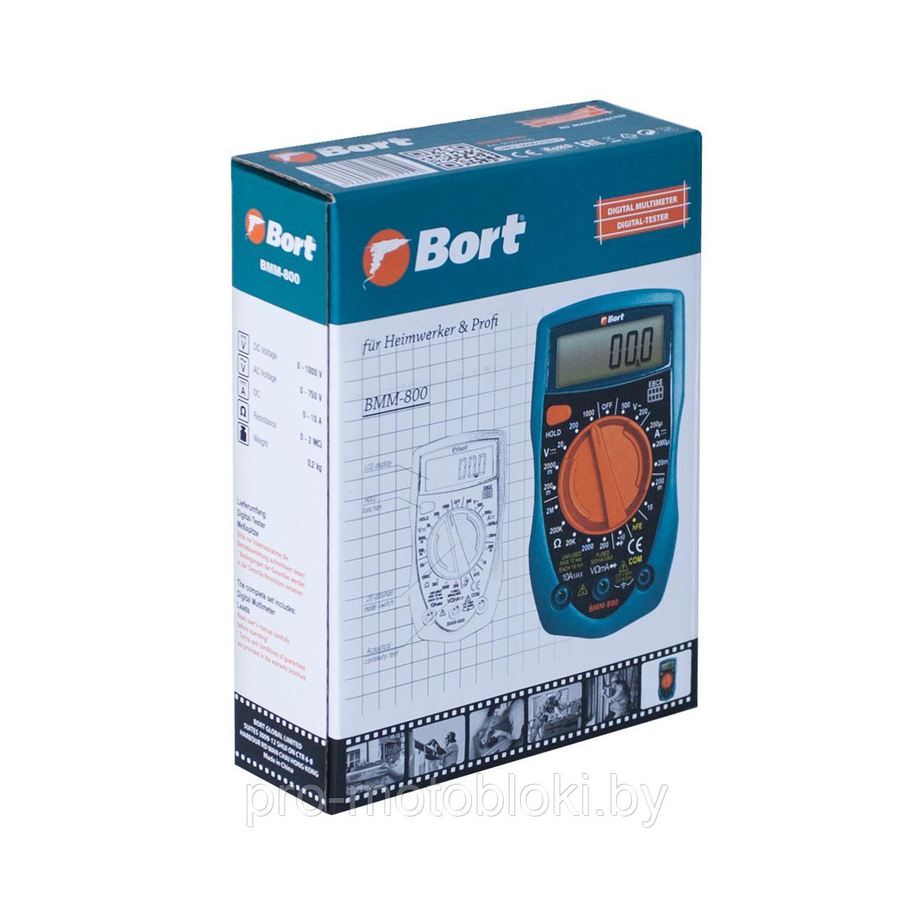 Мультиметр цифровой Bort BMM-800 - фото 5 - id-p216686294