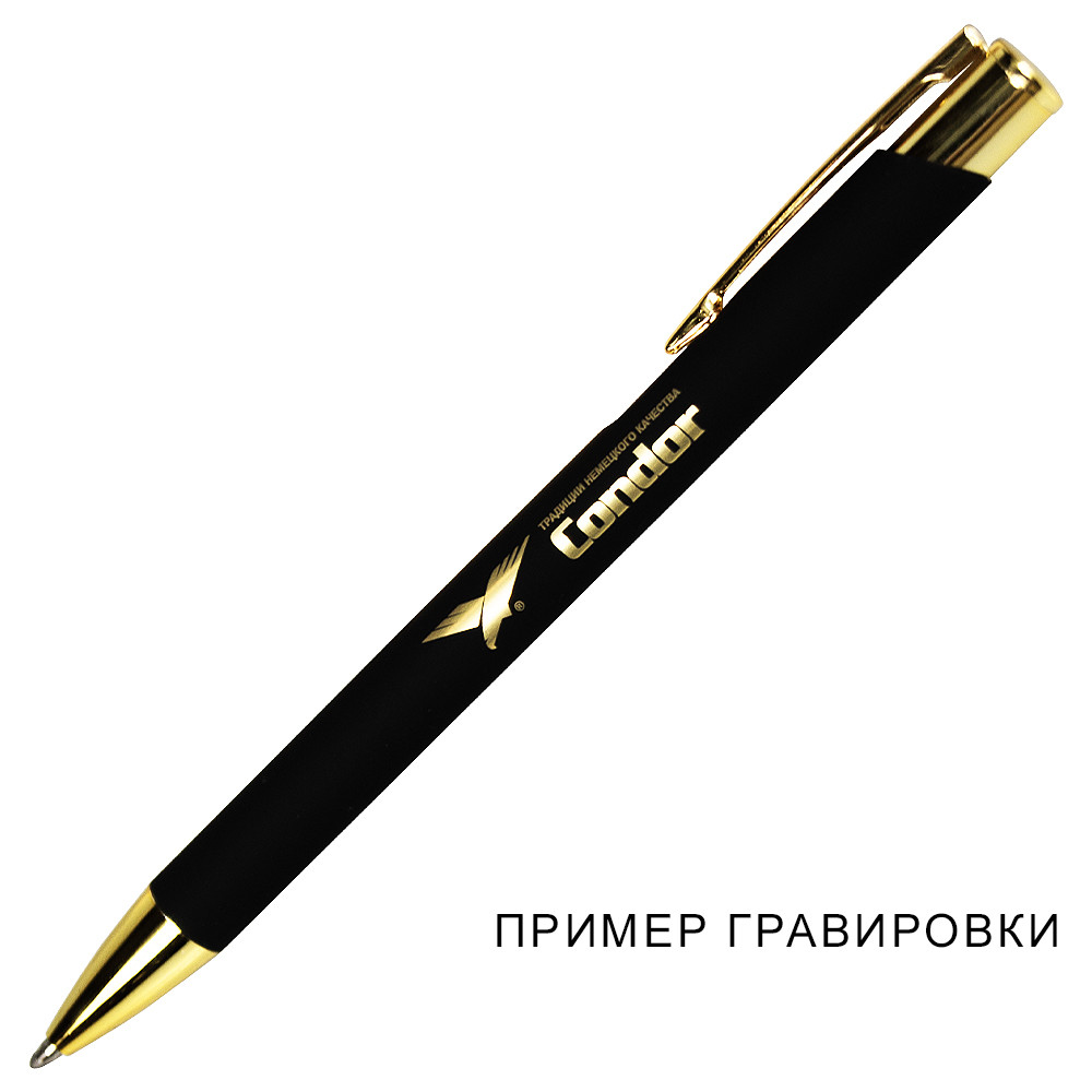 Ручка шариковая, Legend Soft Touch Mirror Gold - фото 8 - id-p216687717
