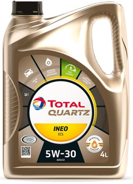 Моторное масло Total Quartz Ineo ECS 5W30 4л 213685 - фото 1 - id-p216688140