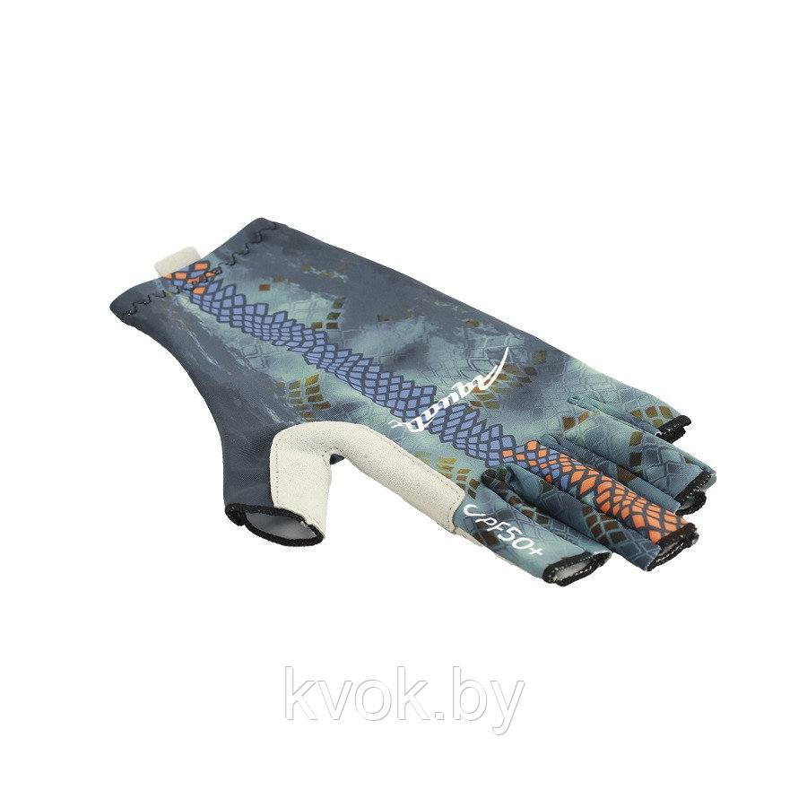 Перчатки для рыбалки Aquatic UPF50+ (Pike Camo Blue) - фото 5 - id-p216688152