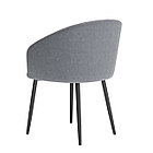 Стул "Верона" ткань бренди 23 (grey)/каркас черный, фото 3