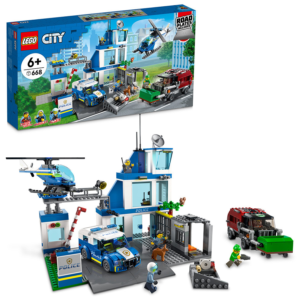 Конструктор LEGO Original City: Полицейский участок (668 дет), 60316