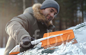 Щетка для снега со скребком SNOWXPERT FISKARS 1019352, фото 2