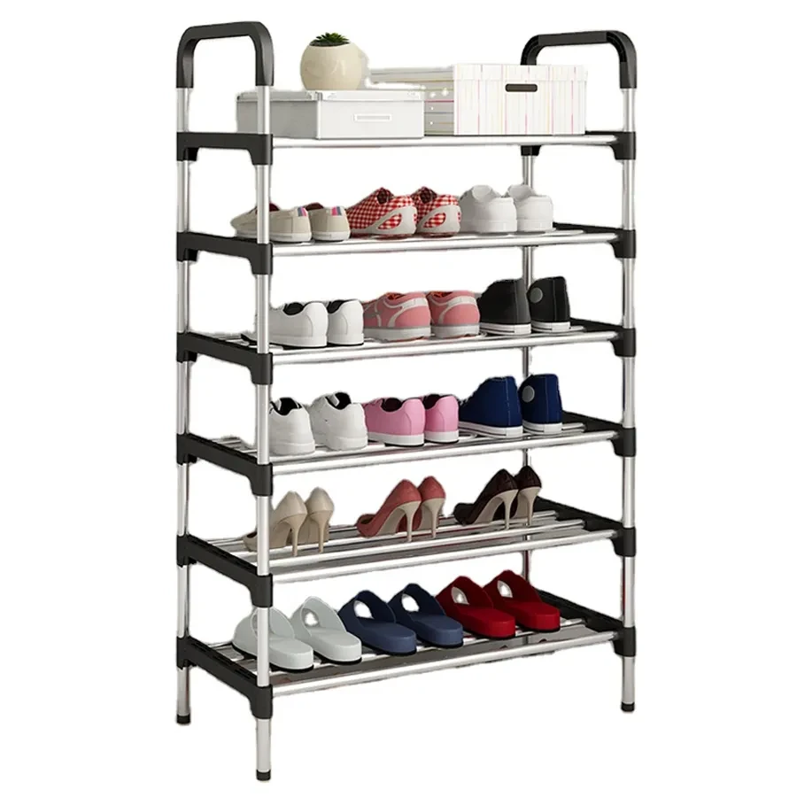 Полка для обуви металлическая 6 ярусов Easy Shoe Rack / Обувница напольная, 18 пар - фото 6 - id-p216692846