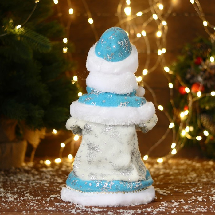 Снегурочка "Голубая шубка" двигается, 28 см - фото 7 - id-p211274636