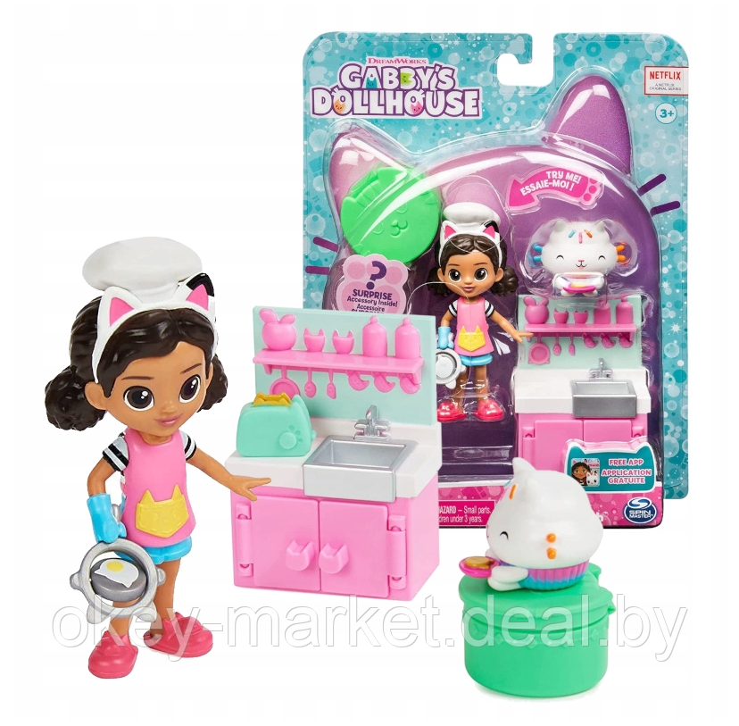 Игровой набор Spin Master Gabby'S Dollhouse Кухня 6066483 - фото 4 - id-p216693039