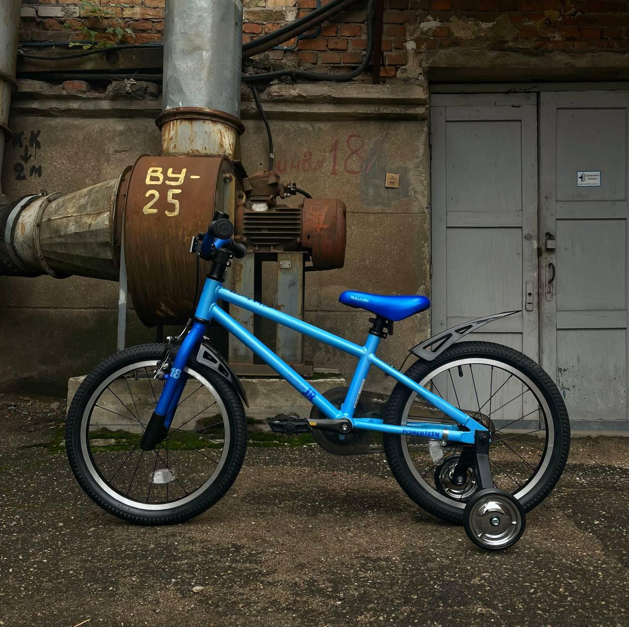 Велосипед детский Tech Team Gulliver 18 синий - фото 3 - id-p216631319