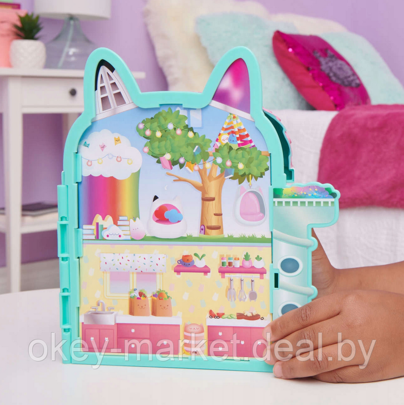 Кукольный домик Spin Master Gabby'S Dollhouse Mini Cat House Set + фигурка 6065502 - фото 8 - id-p216694309
