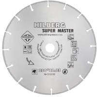 Отрезной диск алмазный Hilberg Super Master 230