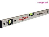 SLOWIK Польша Уровень 400 мм 2 глаз. брусковый, серебро PN03 SLOWIK (быт.) (650 гр/м 0.30 мм/м)
