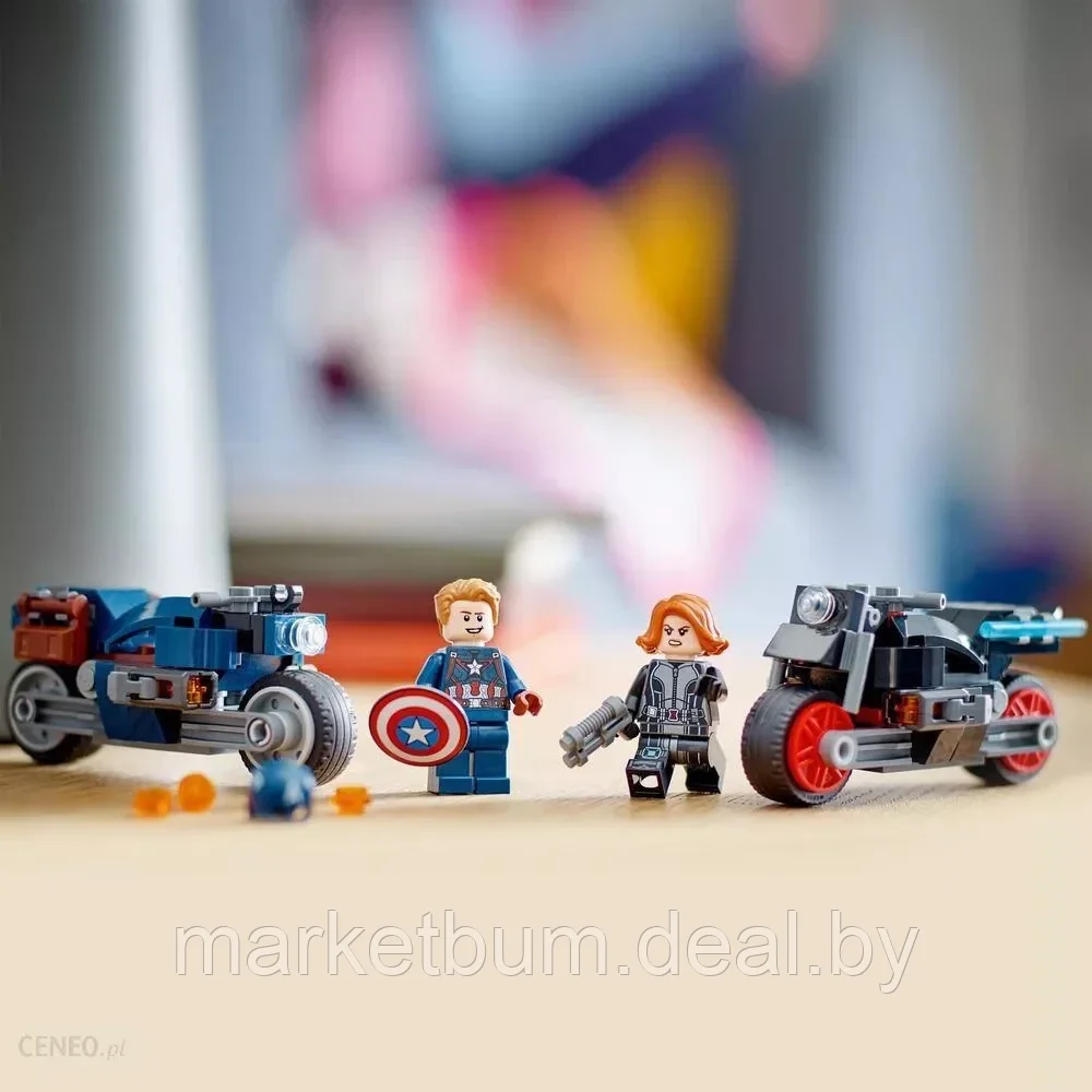 Конструктор LEGO Marvel 76260, «Черная вдова и Капитан Америка» - фото 5 - id-p216694341