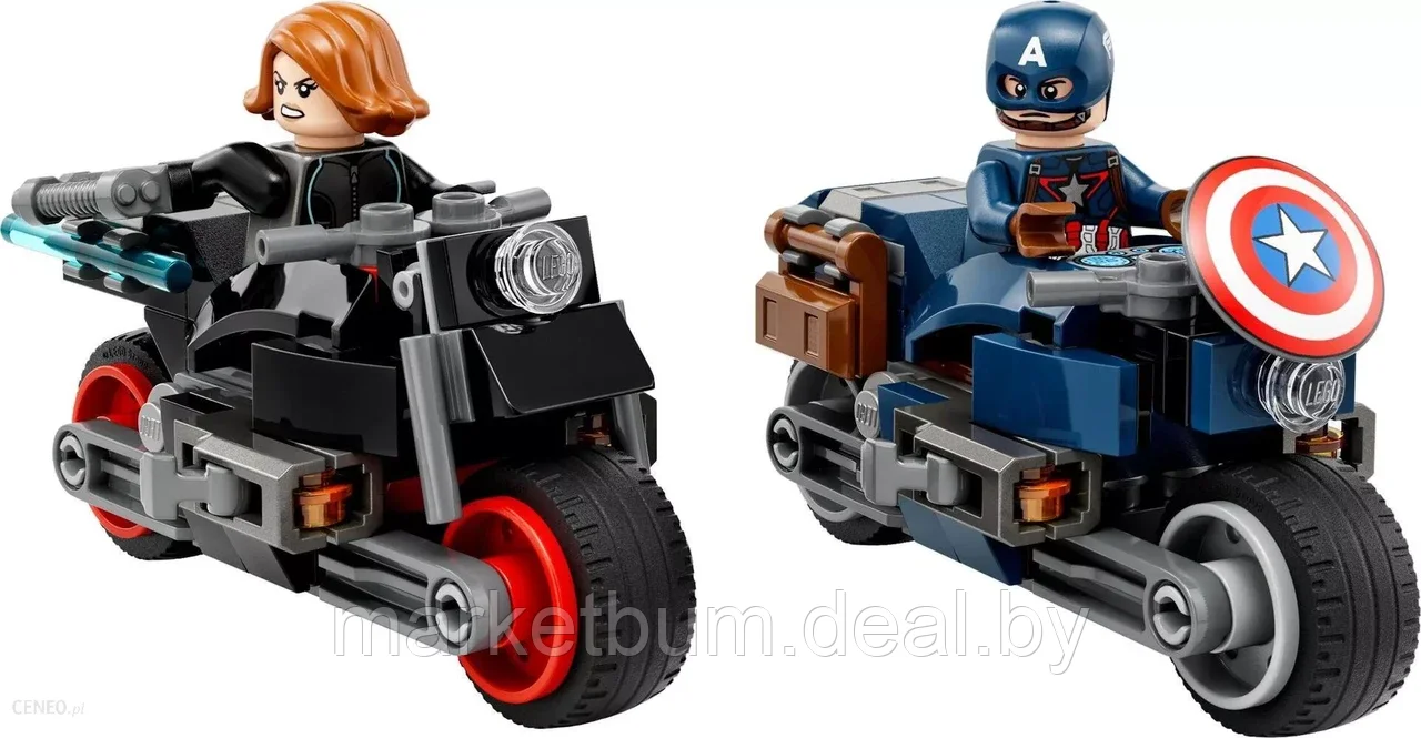 Конструктор LEGO Marvel 76260, «Черная вдова и Капитан Америка» - фото 6 - id-p216694341