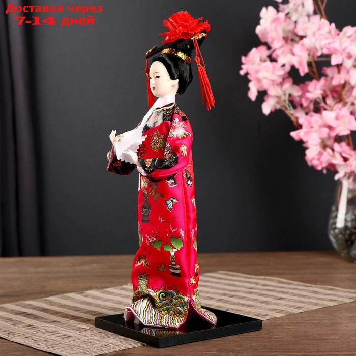 Кукла коллекционная "Китаянка в национальном платье с платочком" 32х12,5х12,5 см - фото 4 - id-p215603946