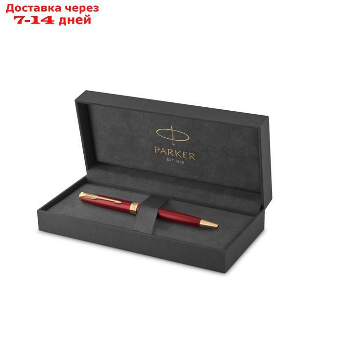 Ручка шариковая Parker Sonnet Core K539 Lacquer Intense Red GT М 1.0мм черный, нерж 1931476   706874