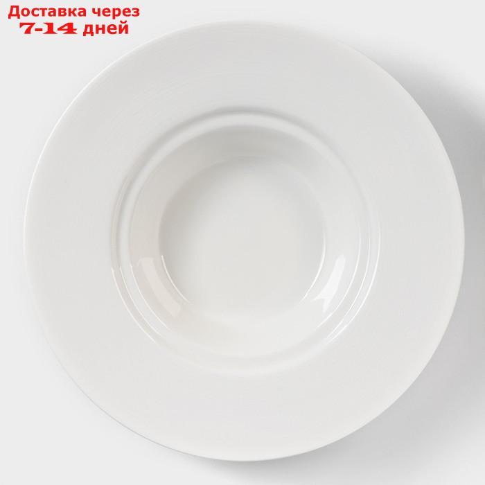 Тарелка для пасты Magistro "Бланш", 20×4,7 см, 270 мл, цвет белый - фото 2 - id-p216511556