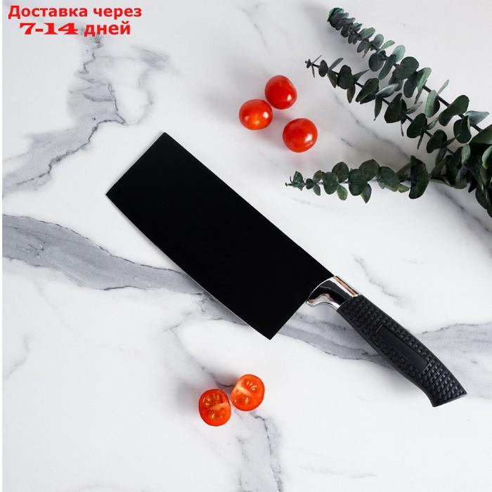 Топорик кухонный "Супер-блэк", лезвие 17,5×7 см, цвет чёрный - фото 3 - id-p216511557