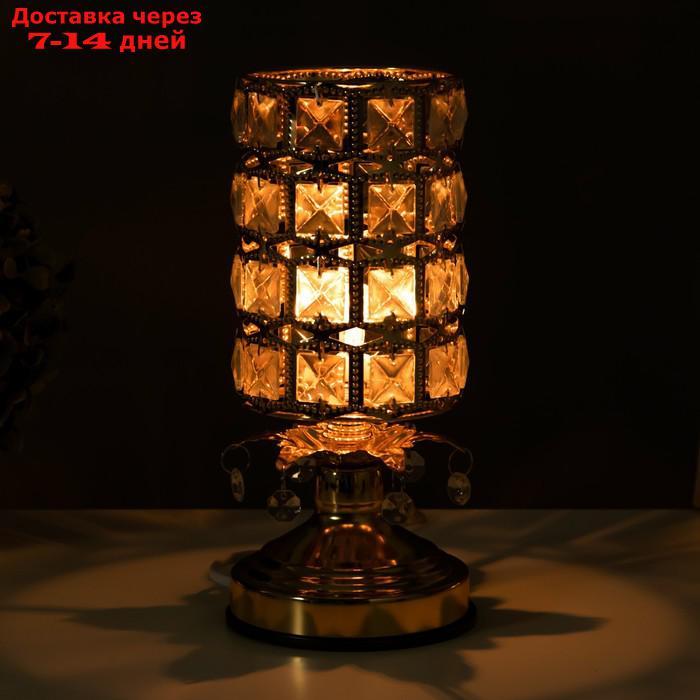 Светильник с выключателем 16017/1 G4 20Вт золото 10,5х10,5х23,5 см - фото 3 - id-p216511598