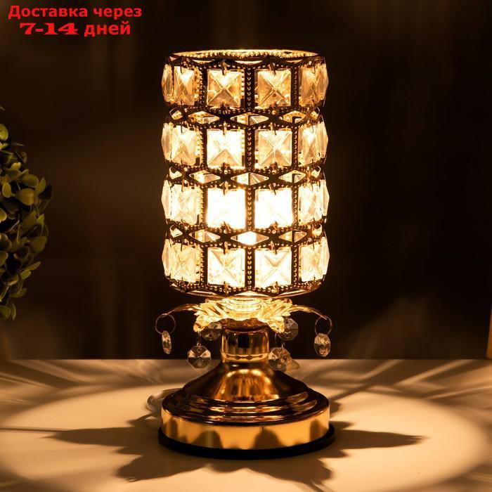 Светильник с выключателем 16017/1 G4 20Вт золото 10,5х10,5х23,5 см - фото 5 - id-p216511598