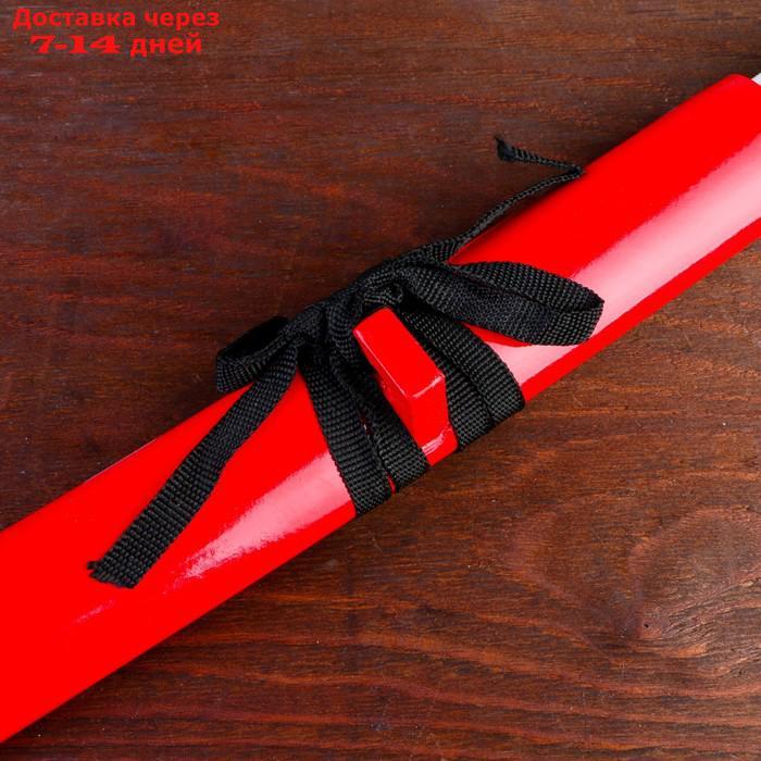 Сувенирное оружие "Катана на подставке", красные ножны, 103см - фото 6 - id-p216510612