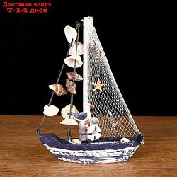 Яхта сувенирная малая "Ливадия", 14 × 3,5 × 18,5 см