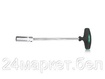 Ключ свечной T-обр. 350мм с магн. шарнирной головкой 21мм TOPTUL CTFB2135