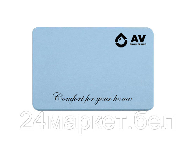 AV Engineering Коврик для ванной диатомитовый (голубой), 60 х 40 см, AV Engineering - фото 1 - id-p216696652