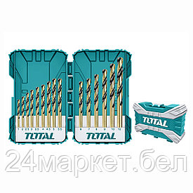 Набор сверл по металлу TOTAL TACSDL51501 (15 шт) TACSDL51501