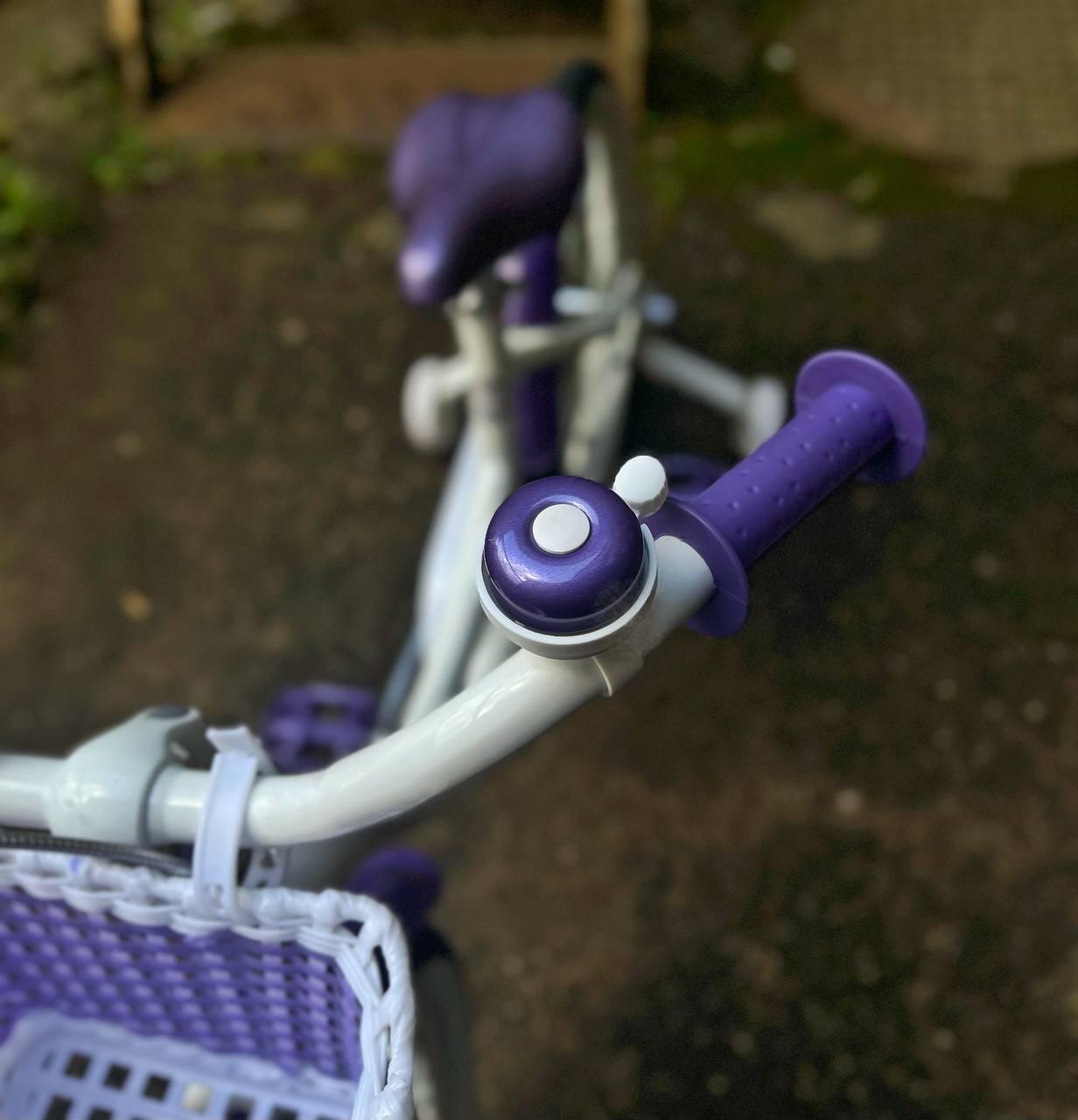 Велосипед детский Tech Team Merlin 20 белый-фиолетовый - фото 8 - id-p216631378