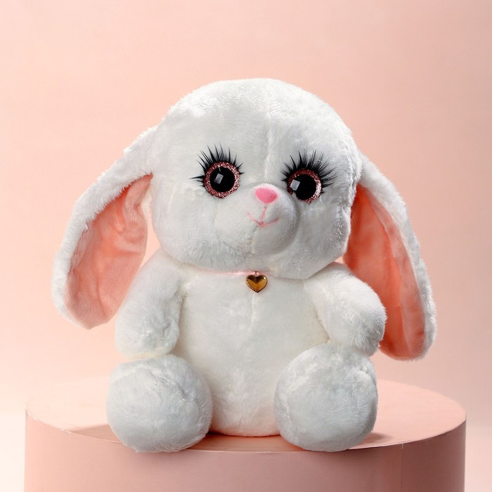 Мягкая игрушка «Зайка Ла-Пу-Ля», цвет белый, 20 см - фото 2 - id-p199290501