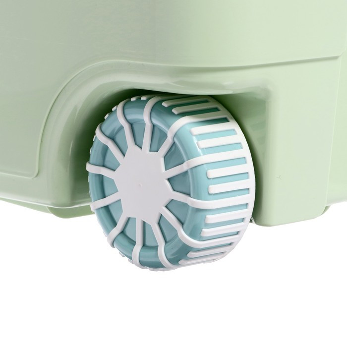 Ящик для игрушек на колёсах, цвет зелёный - фото 6 - id-p204094847