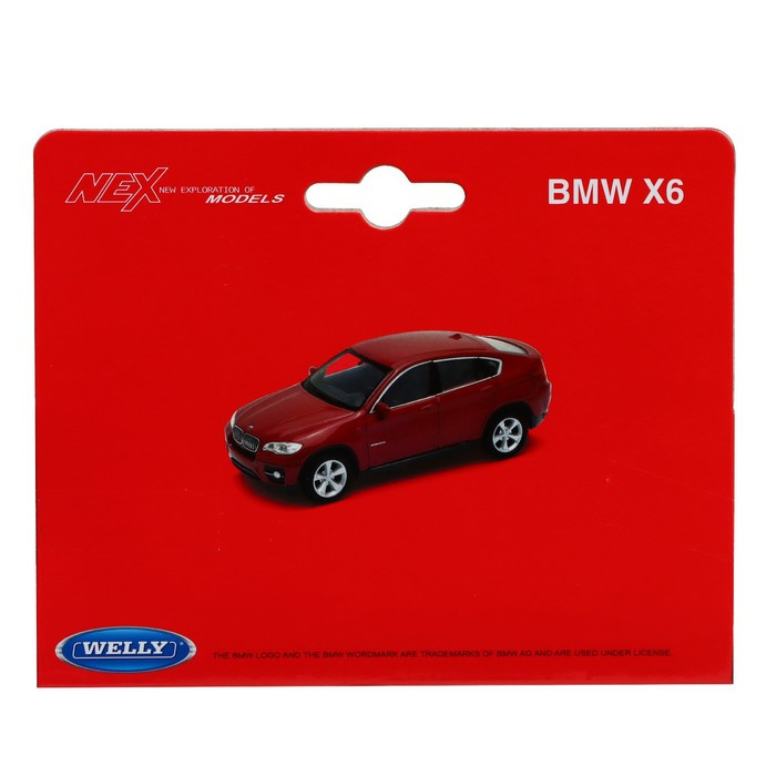 Модель машины BMW X6, масштаб 1:34-39, МИКС - фото 3 - id-p211274598