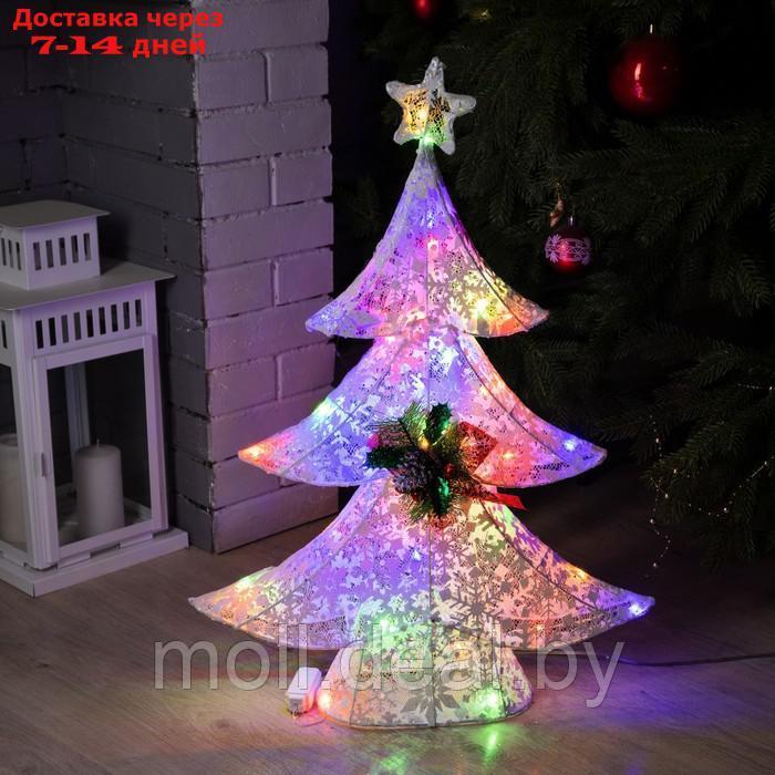 Фигура светодиодная "Цветная елка", 70 см, 40LED, 220V, МУЛЬТИ - фото 3 - id-p216655884