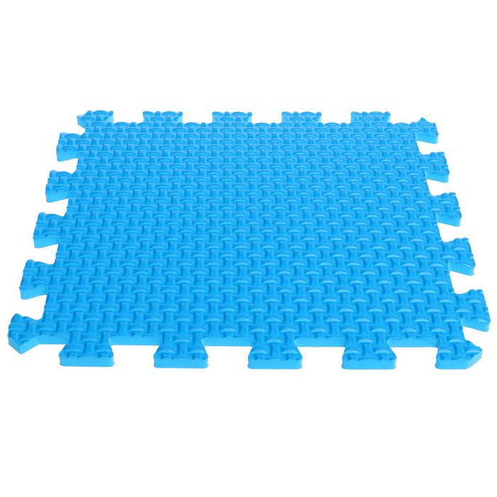 Мягкий пол универсальный, 33×33 см, цвет синий - фото 1 - id-p199288910