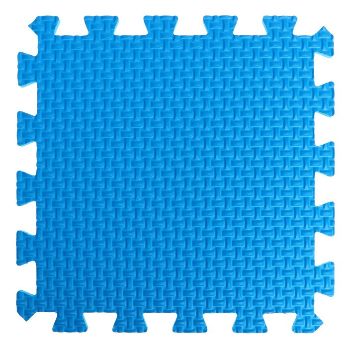 Мягкий пол универсальный, 33×33 см, цвет синий - фото 3 - id-p199288910