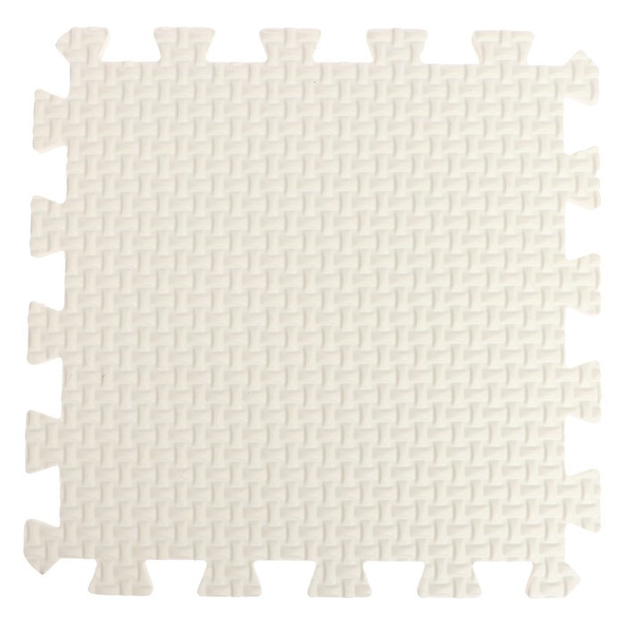 Мягкий пол универсальный, 33 × 33 см, цвет белый - фото 2 - id-p204283603