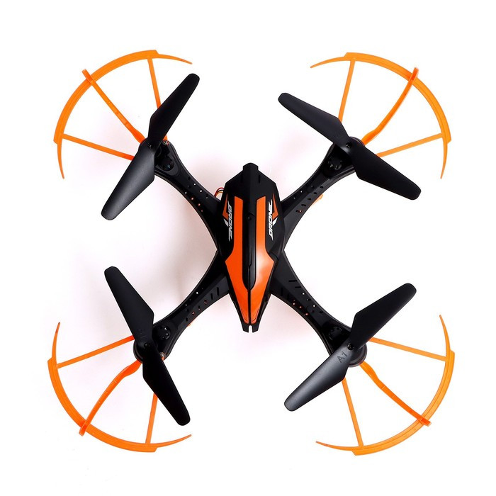 Квадрокоптер LH-X20WF, камера, передача изображения на смартфон, Wi-FI, цвет чёрно-оранжевый - фото 3 - id-p197395564