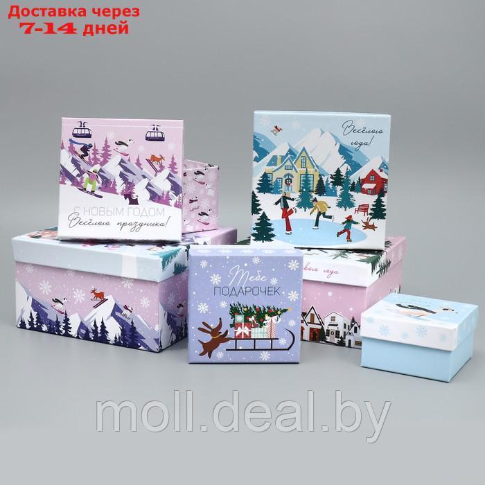 Набор подарочных коробк 6 в 1 "С Новым годом", 10 × 10 × 6 20 × 20 × 11 см - фото 1 - id-p216655171