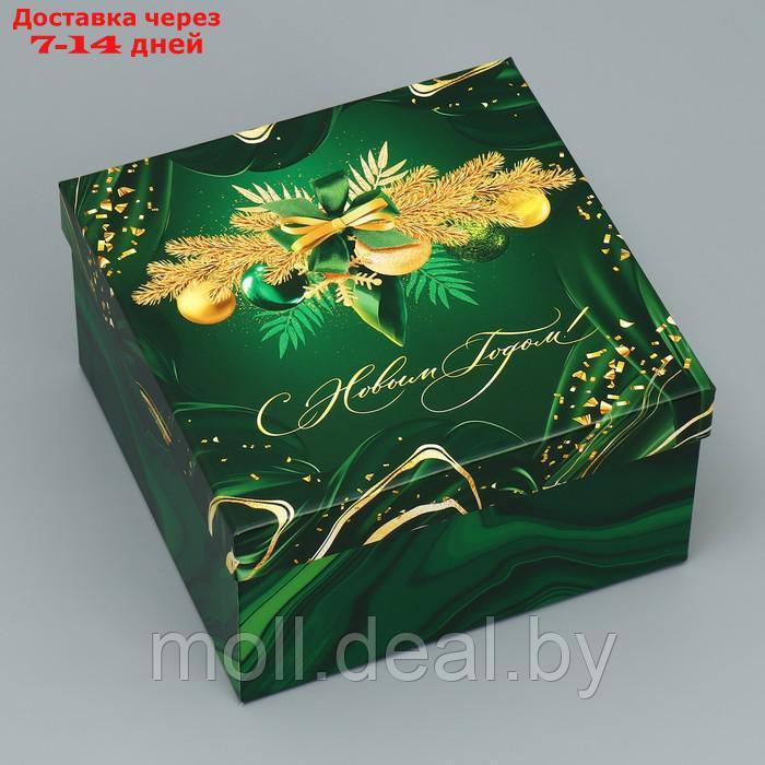 Набор подарочных коробк 6 в 1 "Новогодний подарок", 10 × 10 × 6 20 × 20 × 11 см - фото 8 - id-p216655194