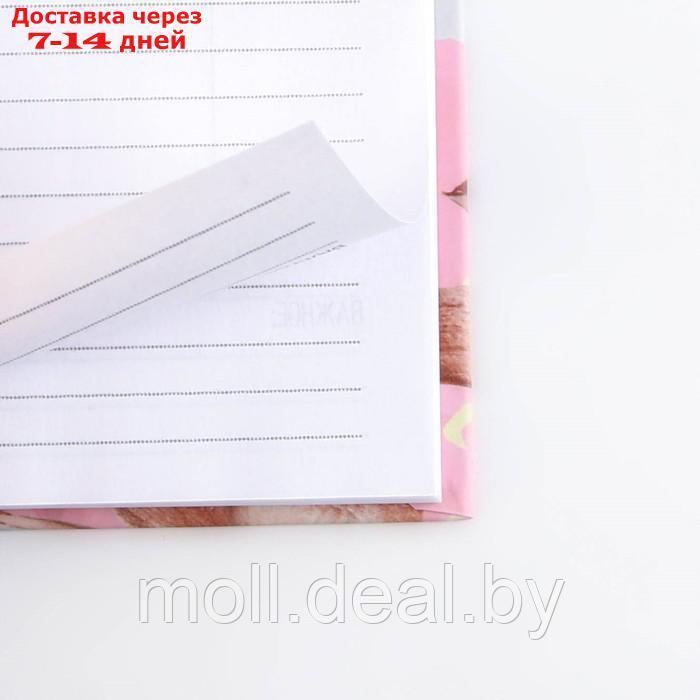 Подарочный набор "Лучшему учителю. Розовые лилии" : планинг 50 листов, ежедневник А5, 80 листов, термостакан, - фото 5 - id-p216655197